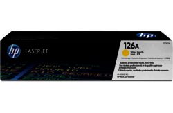 HP 126A Yellow Original LaserJet Toner Cartridge (CE312A)